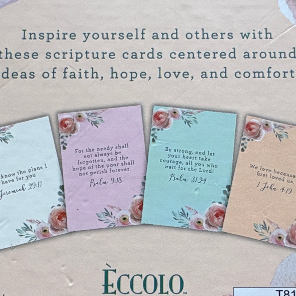 Eccolo A Box of Verse Scripture Cards - Pink and Gold - Picture 5 of 7
